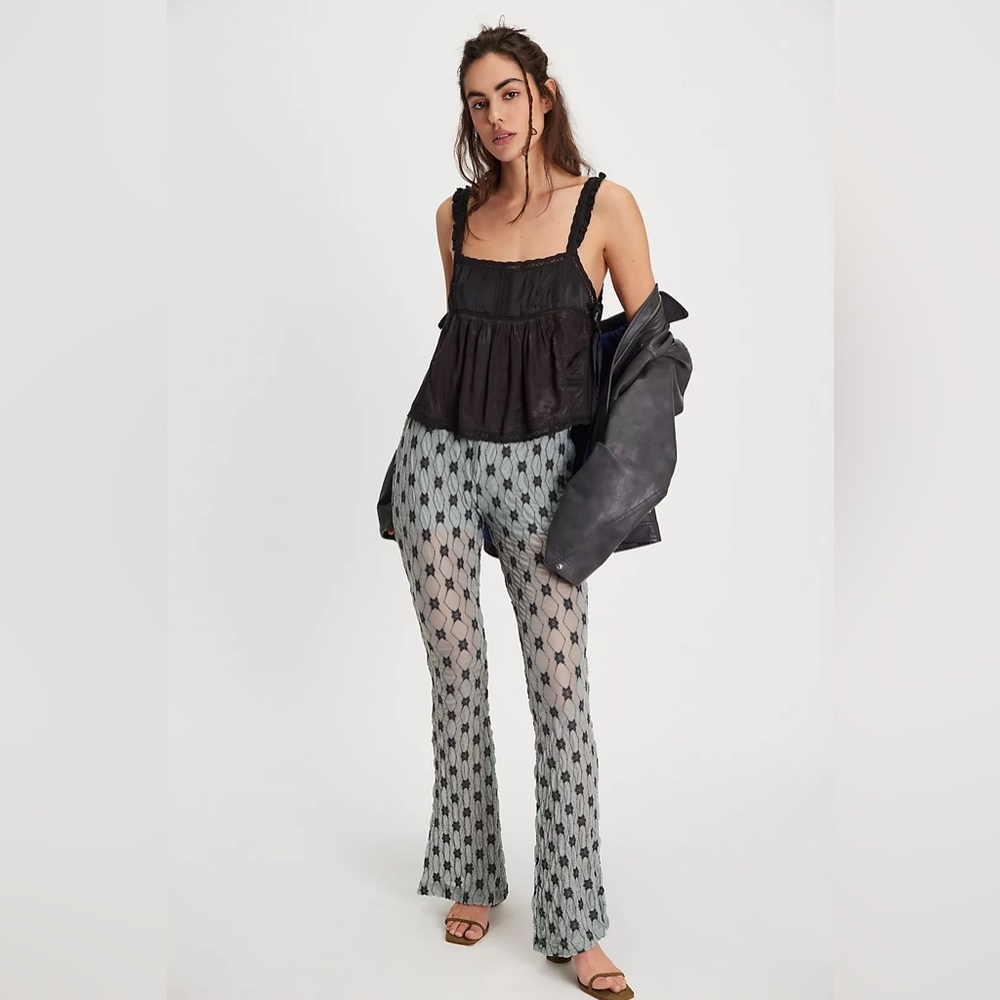 NWOT Free People Margot Lace Flare Pants